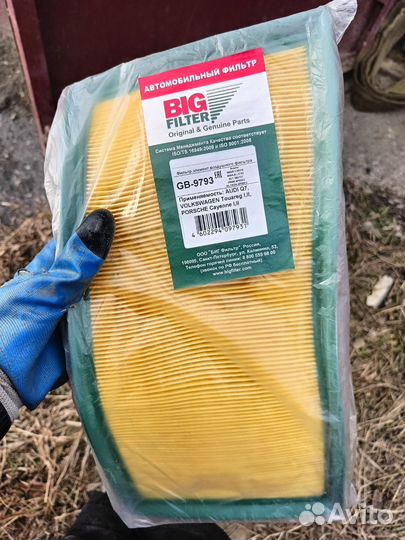 Воздушный фильтр Q7, VW Touareg