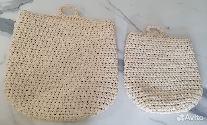 Корзинки для хранения IKEA вязаные