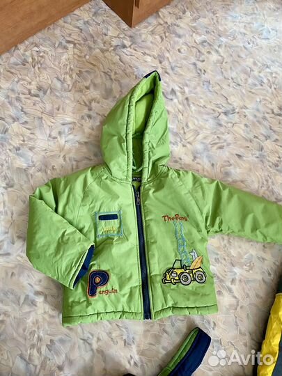 Теплая одежда пакетом для мальчика 86-92