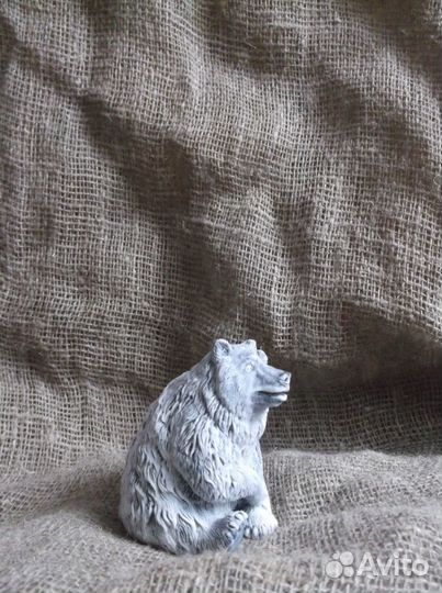 Статуэтка Медведь фигурка из камня