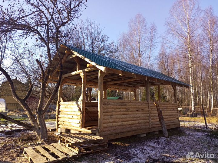 Беседка из сруба