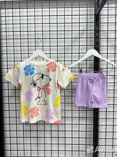 Костюм летний для девочки 98, 104, 110, 116