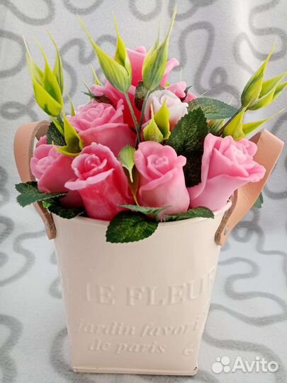 Мыло ручной работы букеты