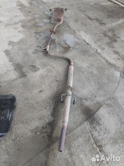 Выхлопная труба 2C/1C без кат Toyota Carina CT170