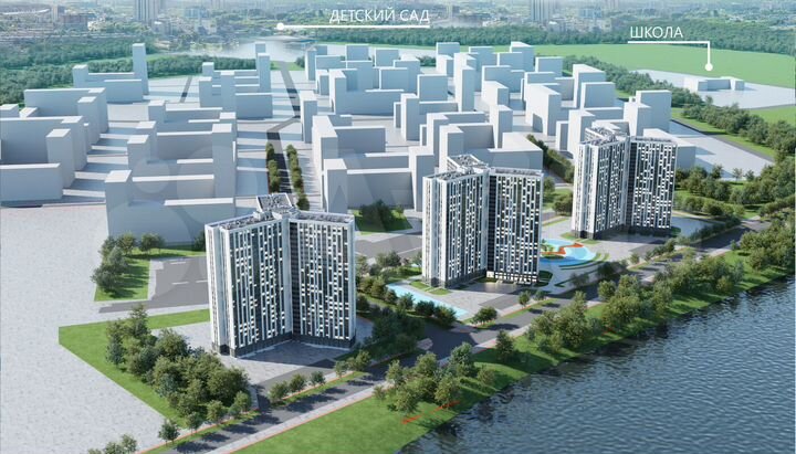 Квартира-студия, 33 м², 4/24 эт.