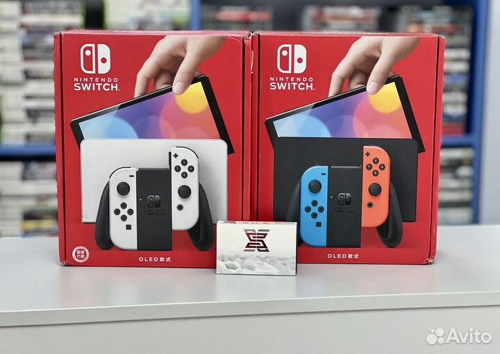 Nintendo Switch Oled прошитый новый + Zelda TotK