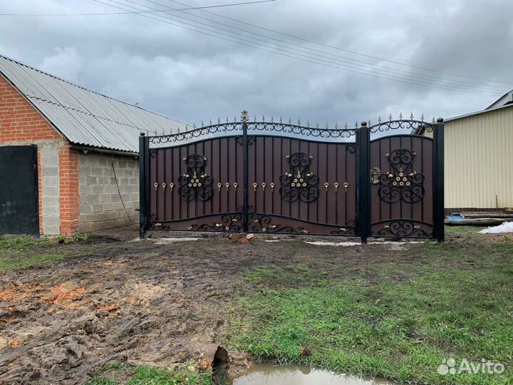 Ворота кованые