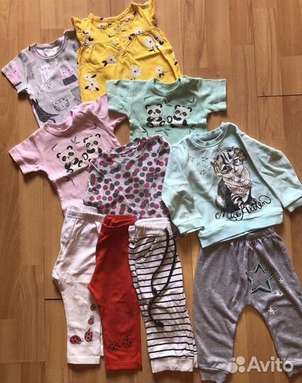 Пакет одежды для девочки 62 68