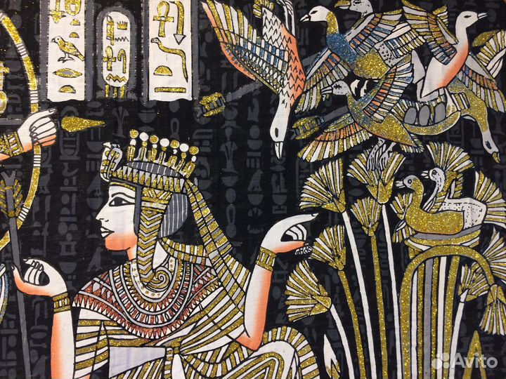 Картина на папирусе 