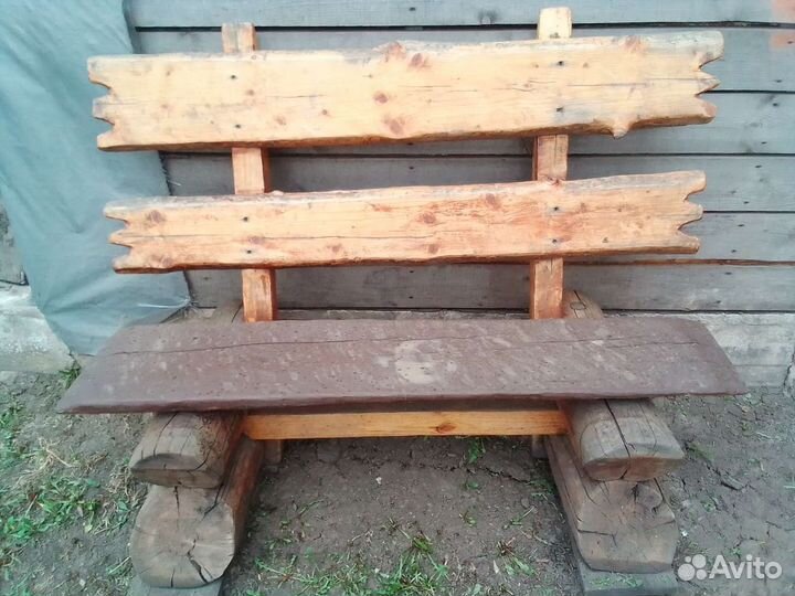 Садовые качели из дерева