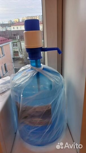 Бутыль для воды 19 литров с помпой