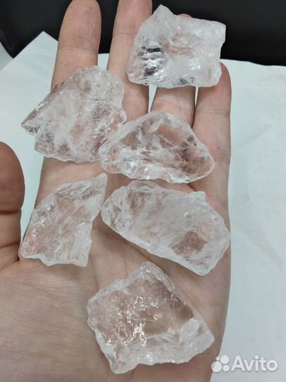 Горный хрусталь цена за 6 шт необработанный
