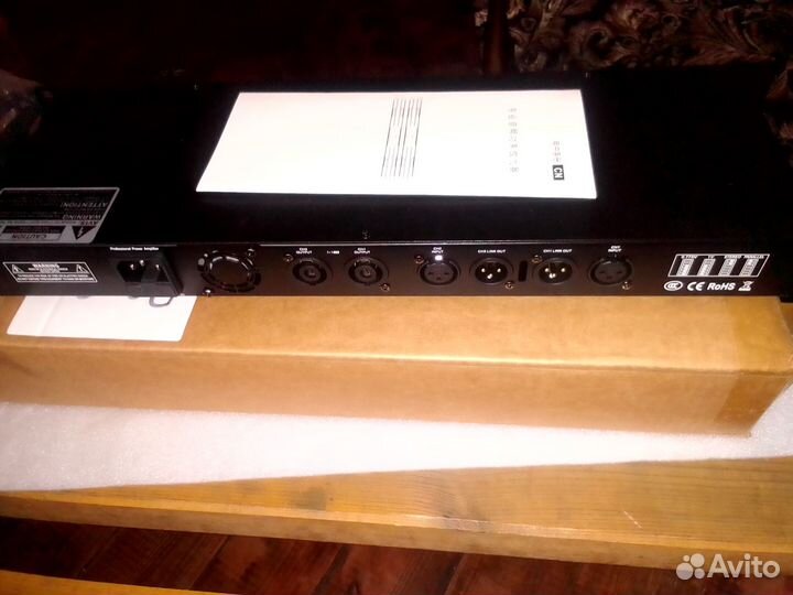 Новый Мощный профессиональный усилитель1,8 кВт