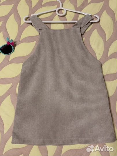 Сарафан вельветовый для девочки 98