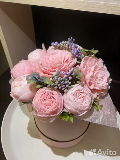 Букет из мыла ручной работы