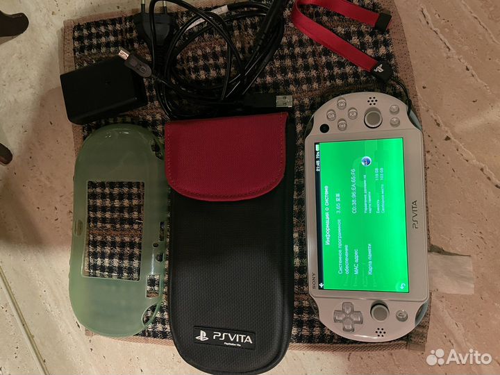 Sony ps vita slim white-blue 128gb