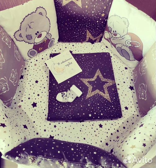 Бортики в кроватку