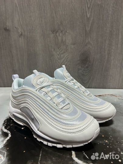 Кроссовки Nike Air Max 97 Triple White белые