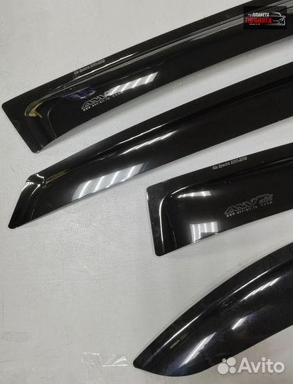 Дефлекторы на двери Mitsubishi Pajero III - IV