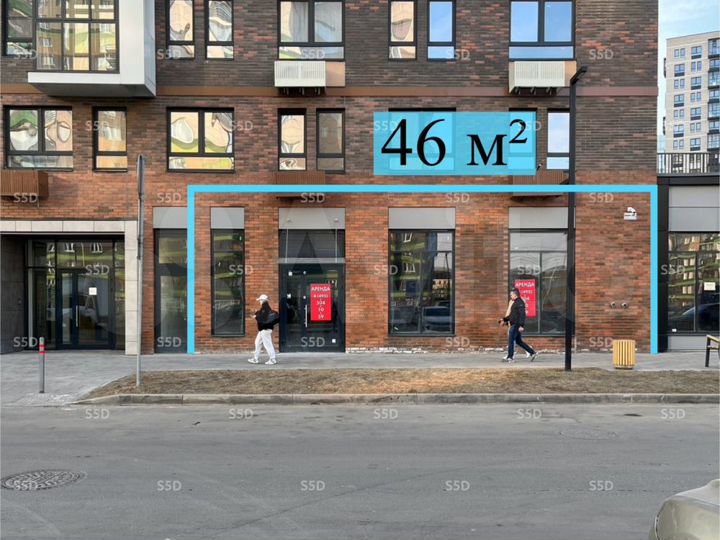 Сдам торговое помещение, 46 м²