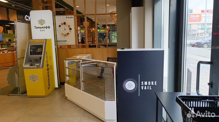 Торговый островок угловой для ТЦ