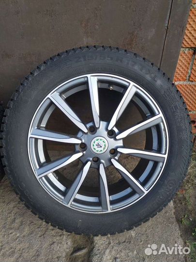 Комплект колес R17 зимние Continental IceContact2