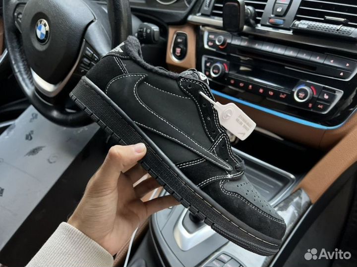 Кроссовки Nike air jordan 1 low travis scott