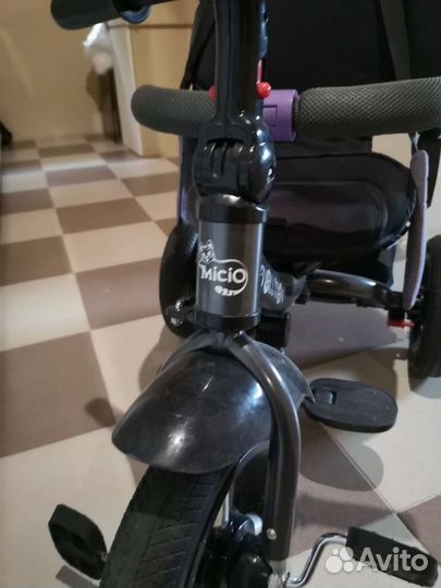Детский велосипед micio с родительской ручкой
