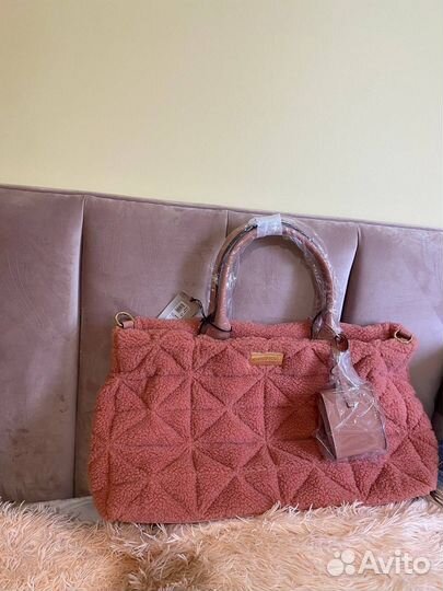 Сумка большая меховая