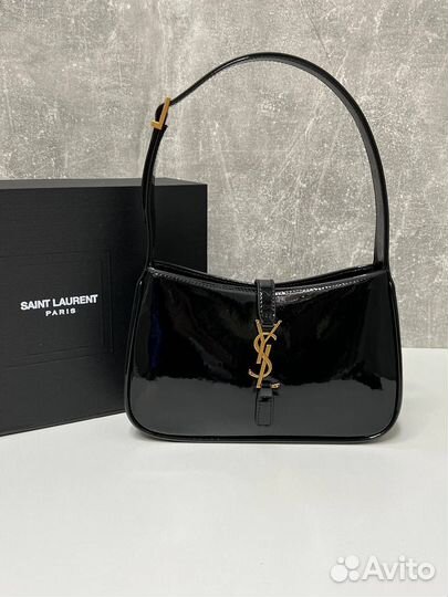 Сумка женская yves saint laurent лаковая кожаная