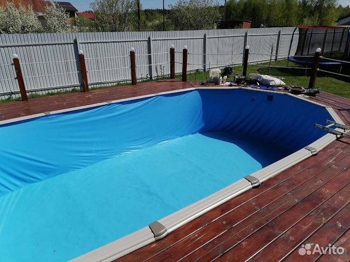 Ремонт бассейна каркасного надувного