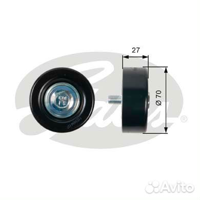 Направляющий ролик привода вспомогательных агрегат