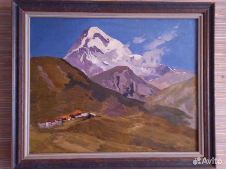 Картина маслом горы