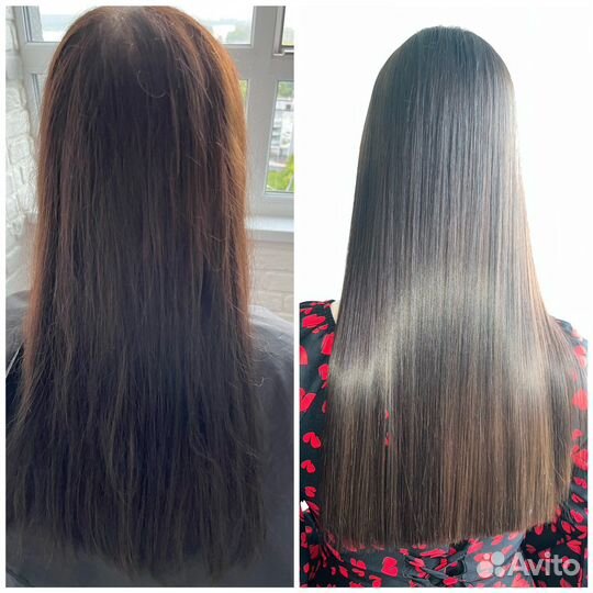 Кератин ботокс волос