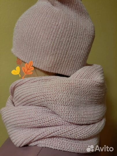 Комплект шапка и шарф