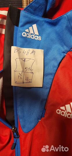 Разминочная жилетка 48 D5 adidas Сб.России лыжная