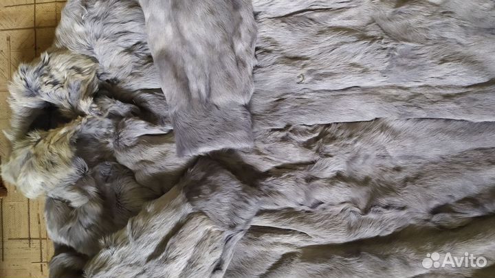 Шуба из козлика длинная48