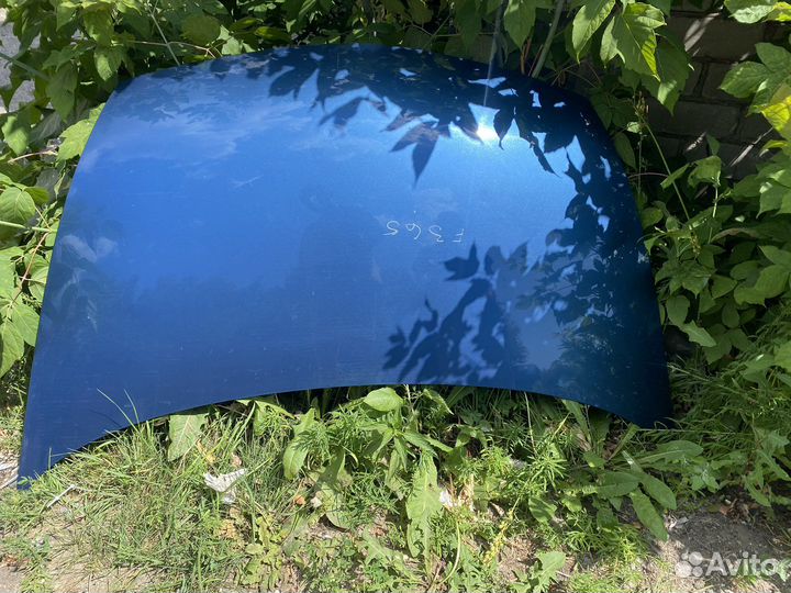 Капот Honda Civic 8 4D седан голубой