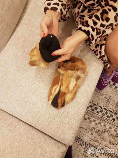 Лисьи варежки