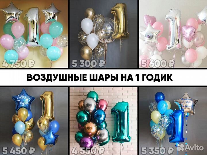 Воздушные шары с гелием на заказ с доставкой