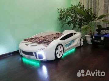 Кровать машинка детская