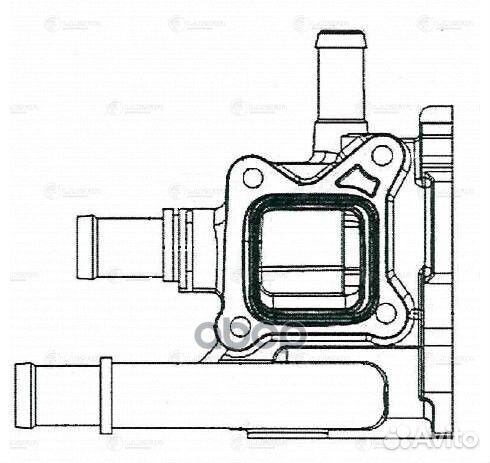 LT 0549 корпус термостата в сборе Opel Astra J