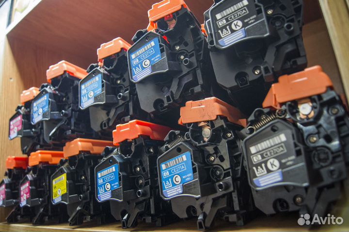 Картриджи для принтера HP (CE270A-CE273A) №650A