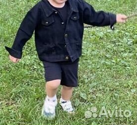 Джинсовая куртка детская 92