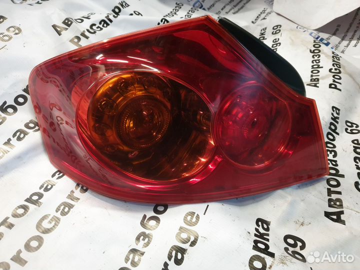 Фонарь наружный левый infiniti g v36 g25 g35 g37