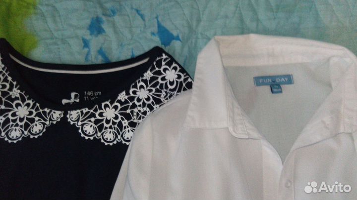 Вещи пакетом на девочку. Рост 146