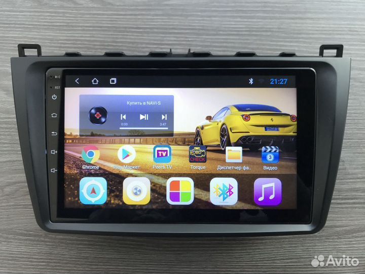 Магнитола TopWay TS7 на Mazda 6