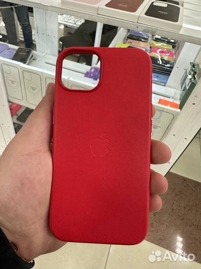 Чехол на iPhone 13 MagSafe кожа