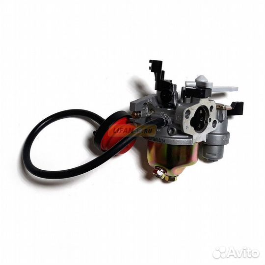 Карбюратор с подкачкой 168F в сборе с бензокраном