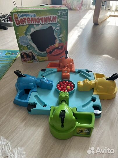 Игрушка голодные бегемотики